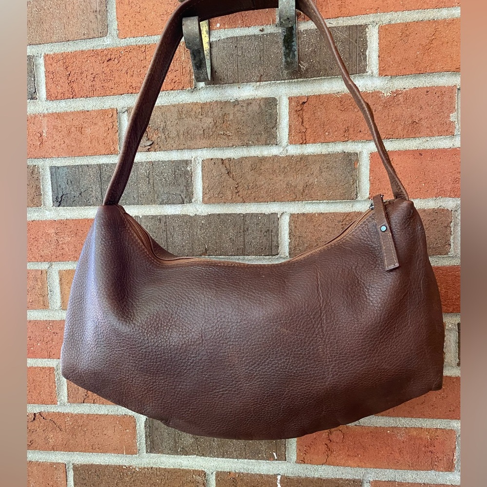 🤎 Marco Buggiani Leather Shoulder Bag - Picture 2 of 7